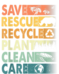 Earth Day Save Bees Rescue Animals Recycle Plastics Kids Long Sleeve Shirt