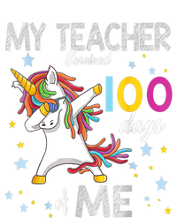 My Teacher Survived 100 Days Of Me 100th Day School Unicorn Meaningful Gift Tall T-Shirt