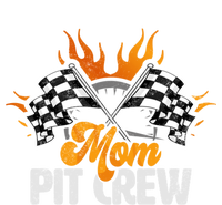 Mom Pit Crew Race Car Birthday Party Racing Family Cool Gift T-Shirt