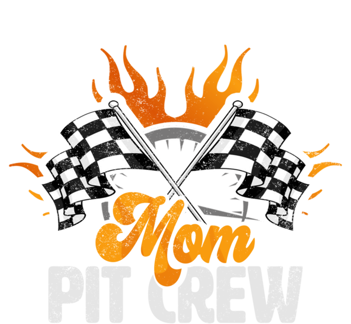 Mom Pit Crew Race Car Birthday Party Racing Family Cool Gift T-Shirt