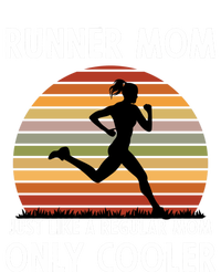 Mom Running Runner Mom Just Like A Regular Mom Marathon Moms Gift USA-Made Snowflake Beanie