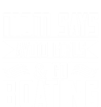 Mom Says Avoid And Go Boating Gift Funny Boating Lover Gift Women's Flannel Pajama Set