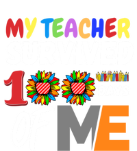 My Teacher Survived 100 Days Of Me Funny Students Gift T-Shirt