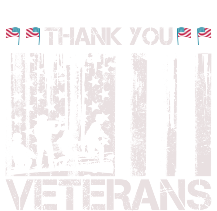 Thank You Veterans Memorial Day American Flag Great Gift T-Shirt