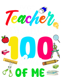 My Teacher Survived 100 Days Of Me School Cute Gift Premium T-Shirt