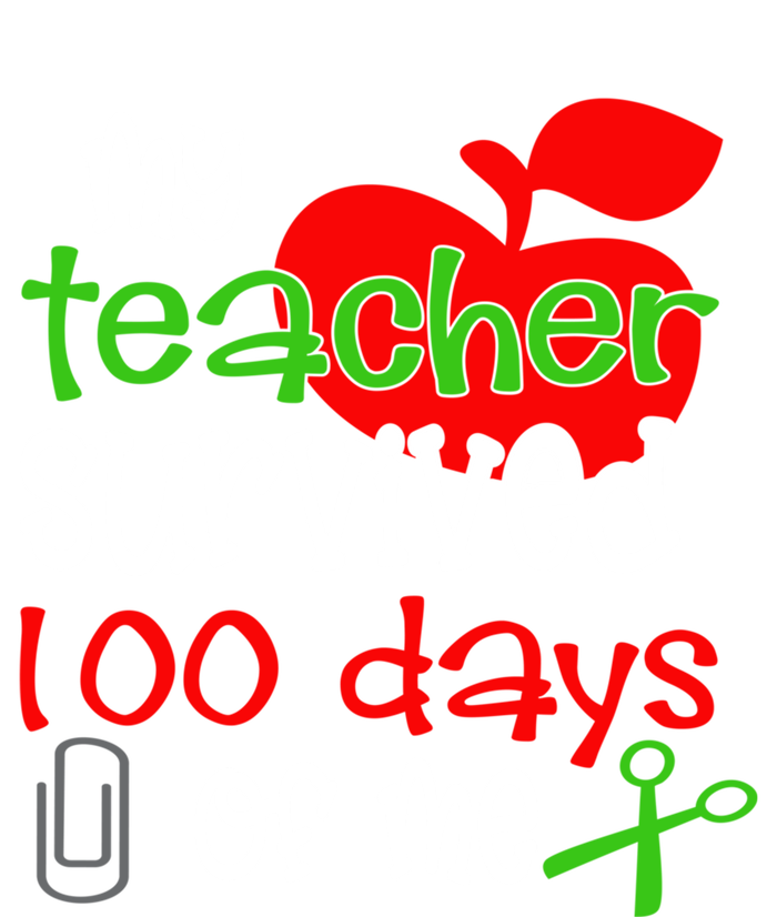 My Teacher Survived 100 Days Of Me Gift Button