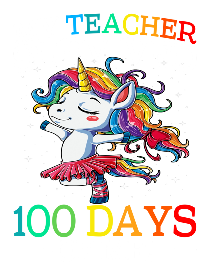 My Teacher Survived 100 Days Of Me Unicorn Gift T-Shirt