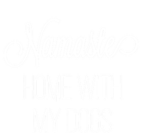 Namaste Home With My Dog Graphic Designed Gift Coaster