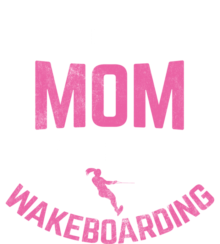 Mom Who Loves Wakeboarding Surfing Mother Wakeboarding Gift Premium T-Shirt