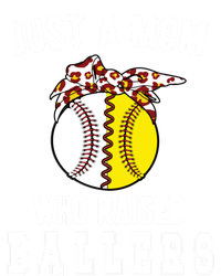 Mom Who Raised Ballers Softball Baseball Player Mama Gift T-Shirt