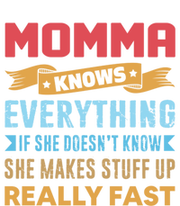 Momma Knows Everything Mom Grandma Grand Mothers Day Gift Toddler T-Shirt