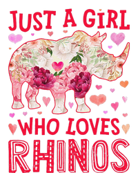 Rhino Rhinoceros Just A Who Loves Rhinos Flower Floral Adult Drive Performance Visor