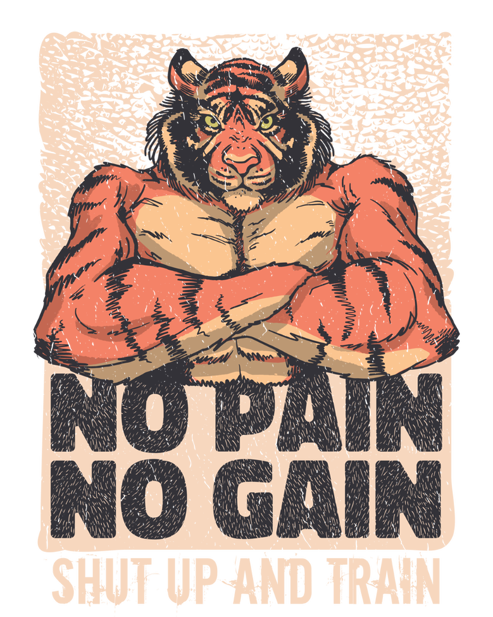 No Pain No Gain Shut Up And Train Funny Gym Motivation Cool Gift Kids Tie-Dye T-Shirt