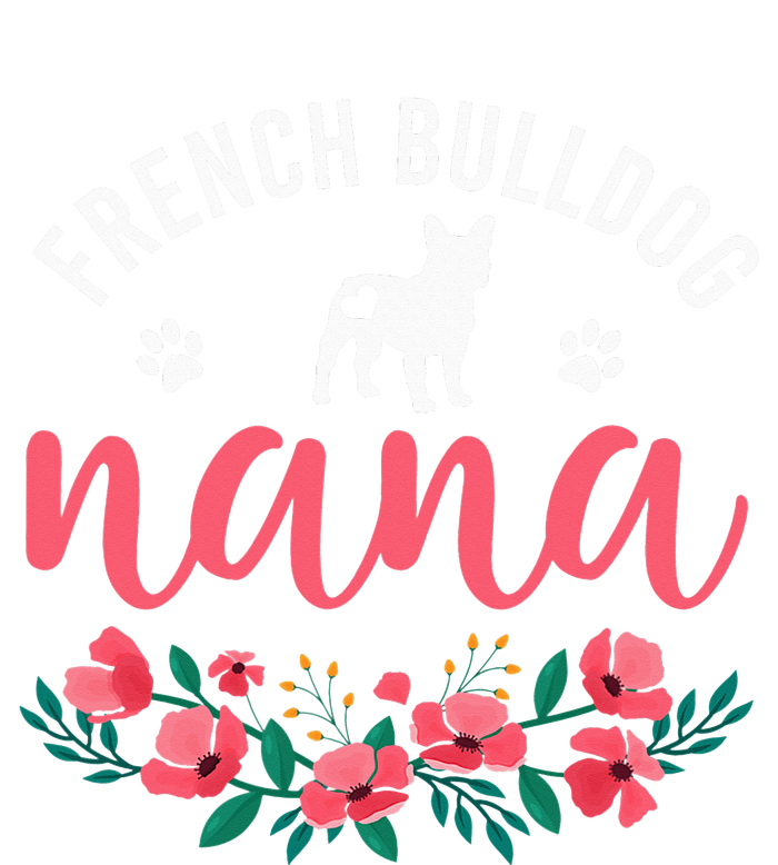 funny French Bulldog Nana Cute Dog mother's day Sustainable Knit Beanie