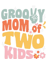 Mom of Two Back To School Groovy Mother's Day Kids Sweatshirt