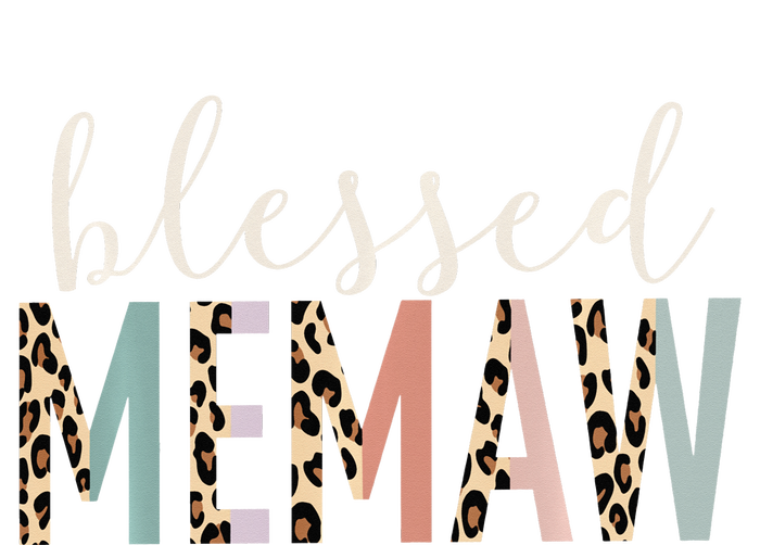 Blessed Memaw Cute Leopard happy mother's day T-Shirt