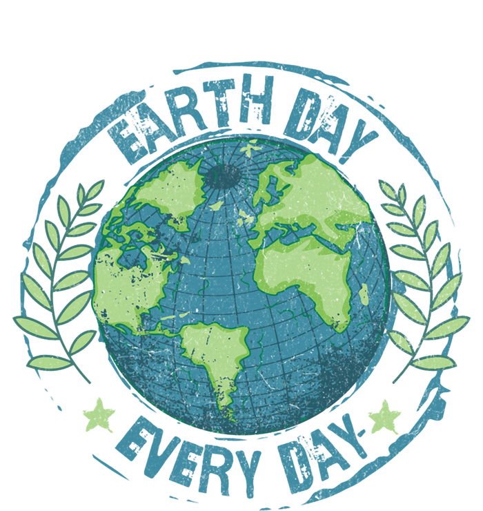 Make Every Day Earth Day Environmental Climate Awareness Flat Bill Trucker Hat