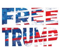 Free Trump Free Donald Trump Distressed Fonts Kids Hoodie