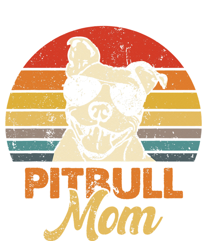 Dog Pitbull Mom Pittie Mom funny Mother's Day Coaster