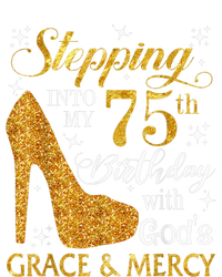 Stepping into my 75th birthday with God's grace & Mercy Tee T-Shirt