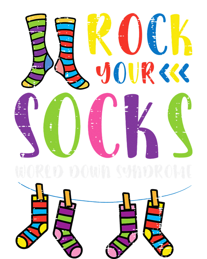 World Down Syndrome Rock Your Socks Awareness T-Shirt