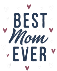 Best Mom Ever Gifts Cute Love Heart Print Mama T-Shirt