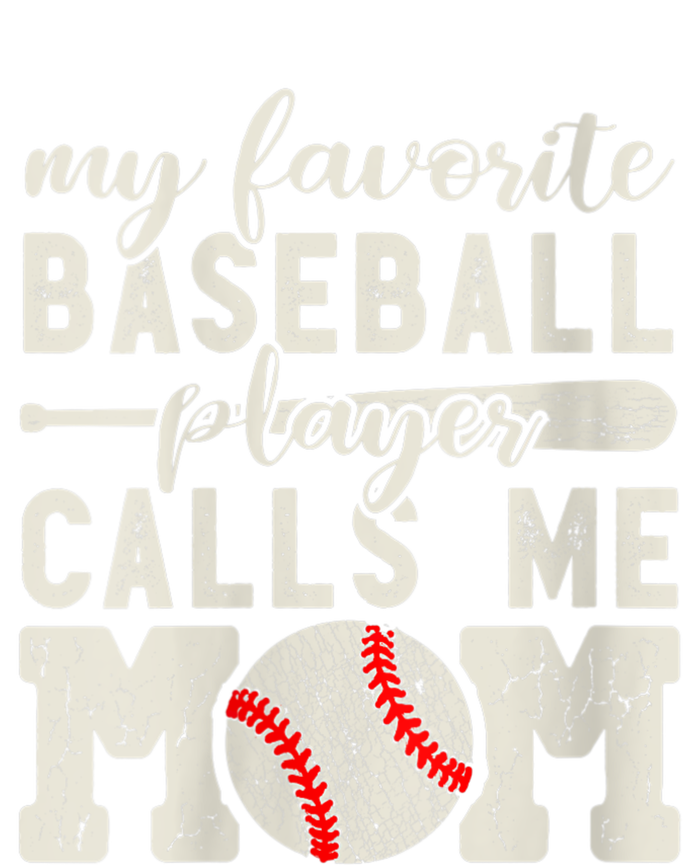 Womens My Favorite Baseball Player Calls Me Mom Cheer Mother Women's Long Sleeve Flannel Pajama Set 