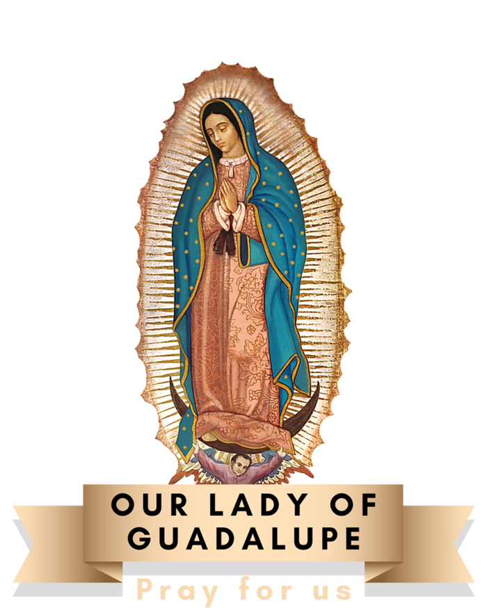 Our Lady Of Guadalupe Mary Catholic Religious Gift Ladies Long Sleeve Shirt