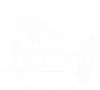 Palm Springs Sunday Club Simple Line Drawing Cute Gift Softstyle Adult Sport Polo