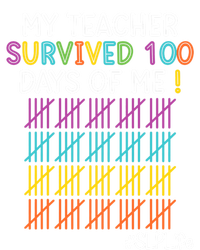 Slp Life My Teacher Survived 100 Days Of Me Cool Gift Softstyle Adult Sport Polo