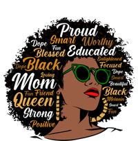 Black Mom Queen Afro African Dope Black Mother Melanin Cute Gift Tie-Dye T-Shirt