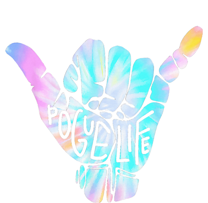 Pogue Life Shaka Hand Hang Loose Tie Dye Pattern T-Shirt