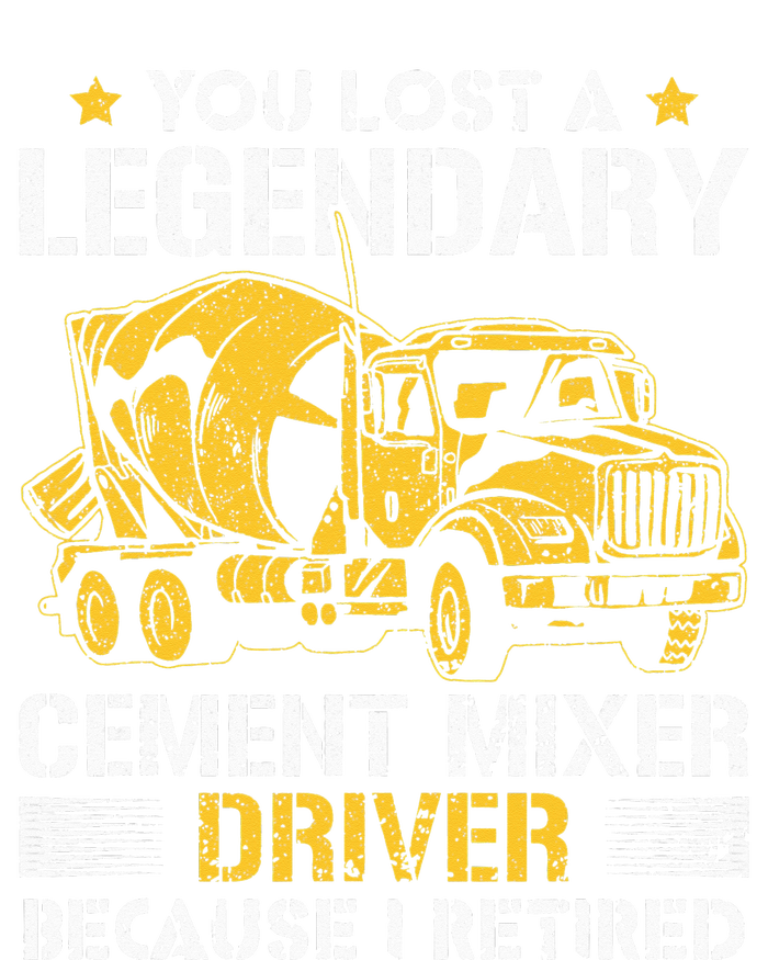 Retired Legendary Cement Mixer Driver Concrete Mixer Mousepad