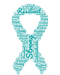 Postgreat Gifttraumatic Stress Disorder Awareness Month Teal Ribbon Funny Gift Women's Tri-Blend 3/4-Sleeve Raglan Shirt