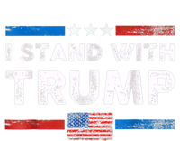 I Stand With Trump American Flag T-Shirt