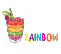 Cool Rainbow Smoothie Lgbtq Fruits Fitness Junkies Gift Women's T-Shirt