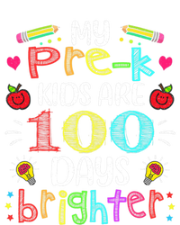 Precute Giftk Teacher 100 Days Brighter 100th Day Of School Gift Cute Gift T-Shirt