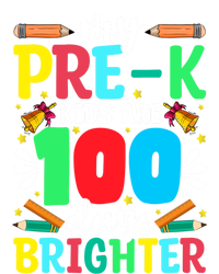 Preschool Teacher 100 Days Brighter 100th Day Of School Gift T-Shirt