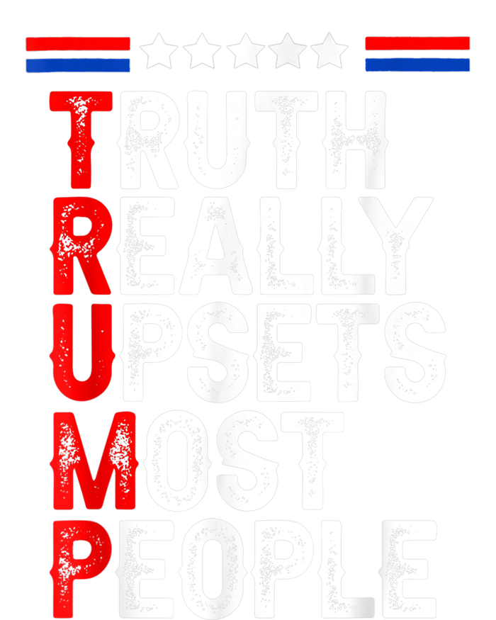 Trump Truth Really Upset Most People Trump 2024 America Flag Tank Top