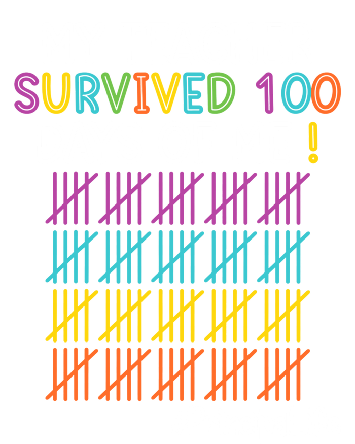 Principal Life My Teacher Survived 100 Days Of Me Gift T-Shirt