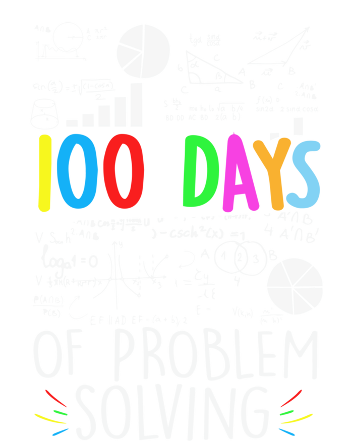 Problem Solving Funny Math Teacher 100 Days Of School Funny Gift Tank Top