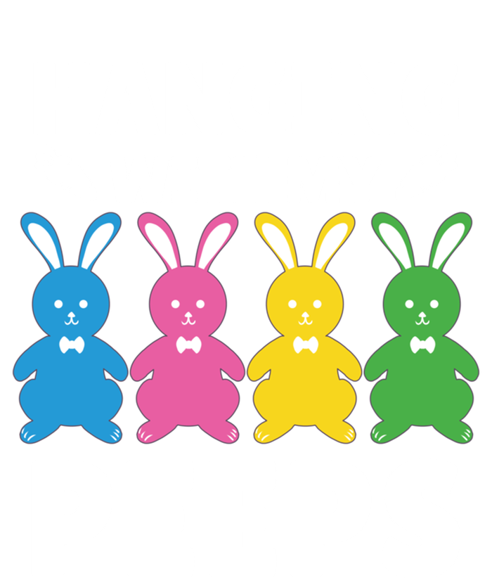 Cute Bunnies Hanging With My Peeps Cool Gift Tie-Dye Long Sleeve Shirt