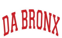 Da Bronx Varsity Style Red Text Gift T-Shirt