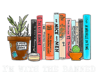 I'm With The Banned Books I Read Banned Books Lovers Cropped Pullover Crew