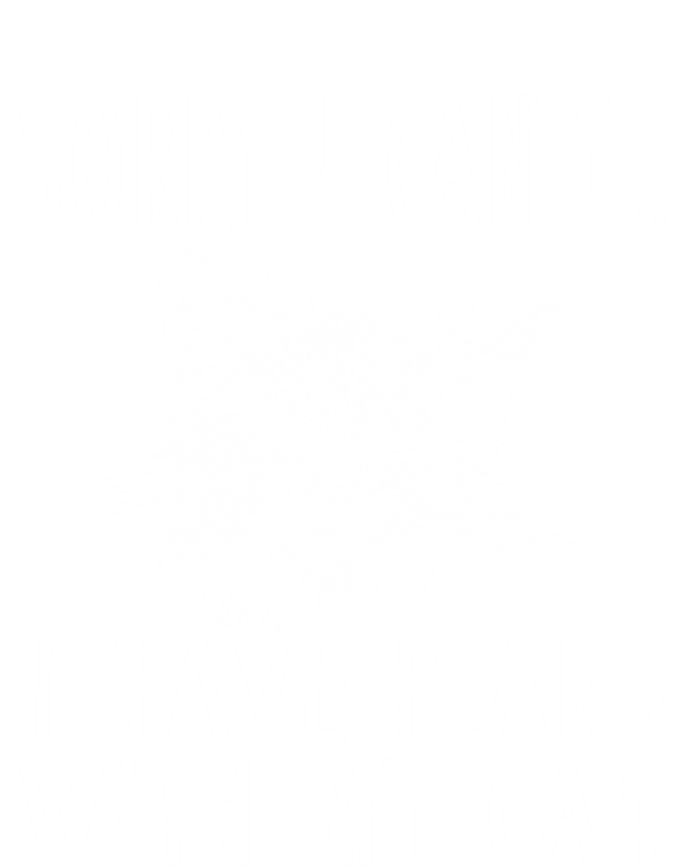 Sorry I Can't I Have Plans With My Cat Cute Cat Gift Short Acrylic Beanie