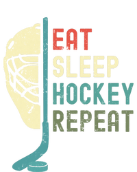 Eat Sleep Hockey Repeat Hockey Retro Ice Hockey T-Shirt