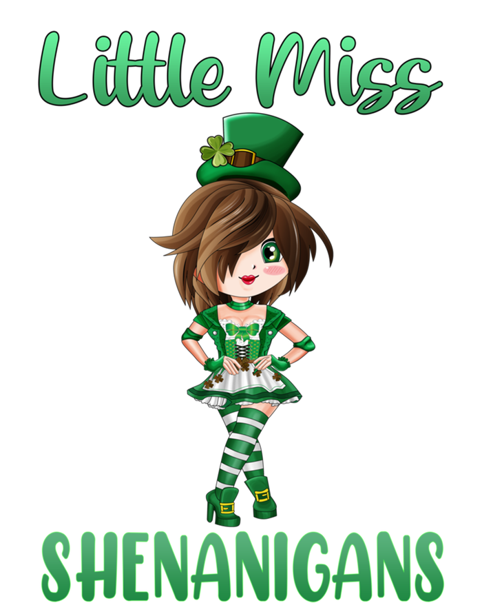 St Patricks Day Anime Leprechaun Miss Shenanigans Teen Gift T-Shirt