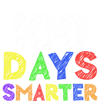 Retro 100 Days Of School 100 Days Smarter Brighter Cute Gift T-Shirt