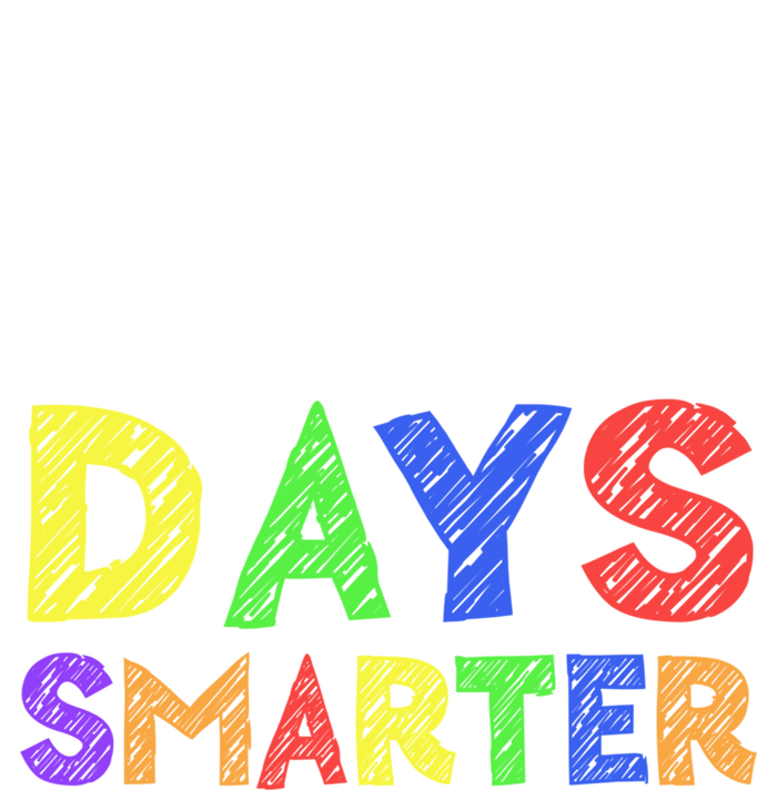 Retro 100 Days Of School 100 Days Smarter Brighter Cute Gift T-Shirt