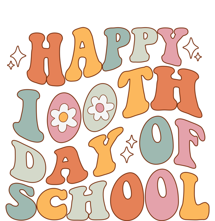 Retro 100th Day Of School Teachers Cute Happy 100 Days Gift Kids Hoodie